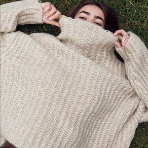 Free People Fluffy Fox Sweater